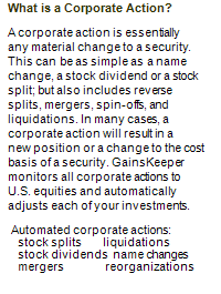 Capital Gains Tax, Wash Sale, Schedule D - GainsKeeper